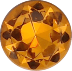 A yellow and brown star shaped object on top of a green background.