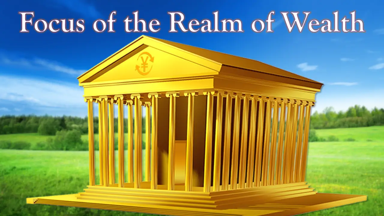 A golden building with bars on the sides of it.