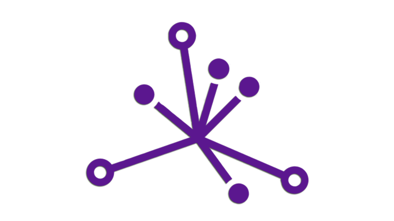 A purple image of a connected group